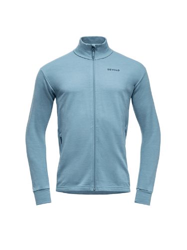 Tynn ulljakke til herre fra Devold i fargen Skyblue