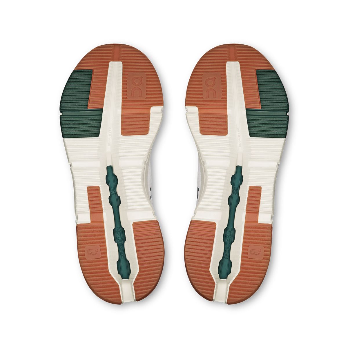 Sporty hverdagssko fra On i fargen Ivory Olive	