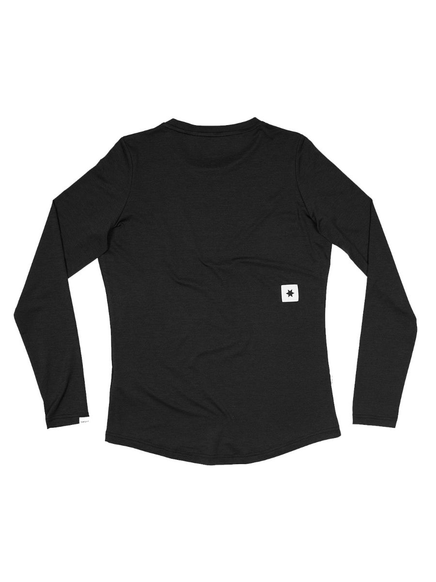 SaySky W Clean Pace Long Sleeve treningsgenser til dame. Tynn, langermet løpetrøye til dame fra SaySky
