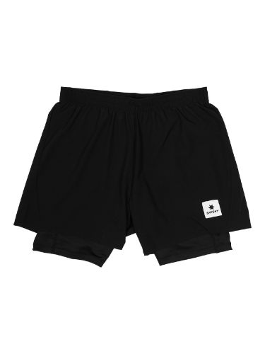 SaySky Svart treningsshorts til dame. W 2 in 1 Pace Shorts 3" fra SaySky til dame	