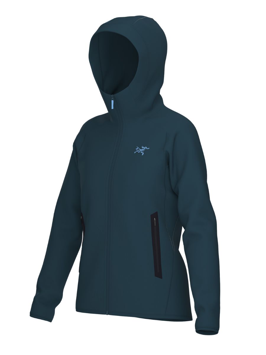 Fleecejakke til dame fra Arcteryx i fargen Midnight Frost