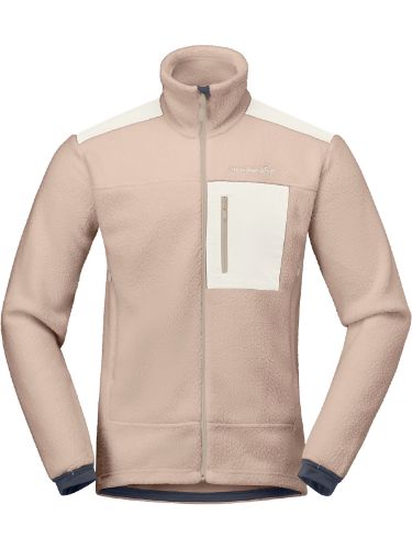 Fleecejakke til herre fra Norrøna i fargen Winter Twig
