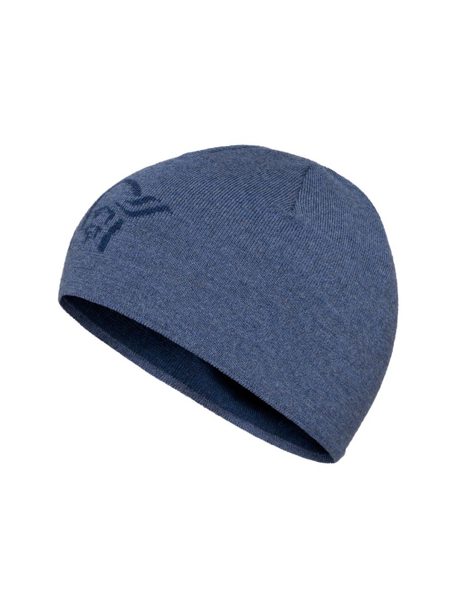 Lue i merinoull fra Norrøna til dame og herre i fargen Vintage Indigo Melange