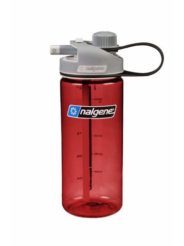 Vis detaljer for Multidrink 0.65 L | Red Drikkeflaske fra Nalgene med flere mulige drikkeåpninger