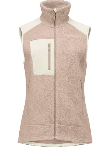 Vis detaljer for trollveggen warm3 Vest W's Lett og varm vest til dame i fleece fra Norrøna i fargen Winter Twig