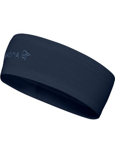 Vis detaljer for /29 warmwool2 Headband Pannebånd fra Norrøna til dame og herre i fargen Indigo Night