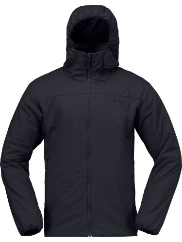 Vis detaljer for femund thermo60 Zip Hood M's Lett og isolerende jakke fra Norrøna til herre i fargen Caviar Black