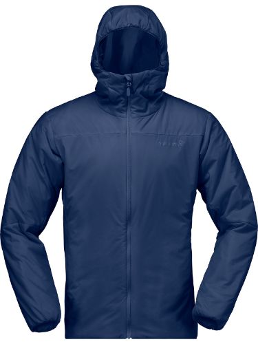 Vis detaljer for femund thermo60 Zip Hood M's Lett og isolerende dunjakke til herre fra Norrøna i fargen Indigo Night