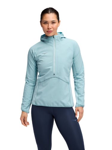 Treningsoverdel til dame fra Hoka i fargen Raindrop