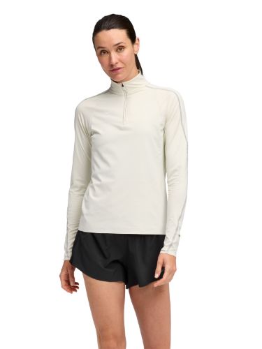 Treningsoverdel til dame fra Hoka i fargen Truffle Salt