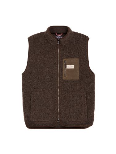 Vest i fleece til herre i fargen Cowboy fra Amundsen Sports