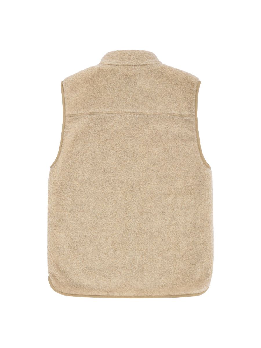 Fleecevest til dame fra Amundsen i en lekker beige-farge, Natural