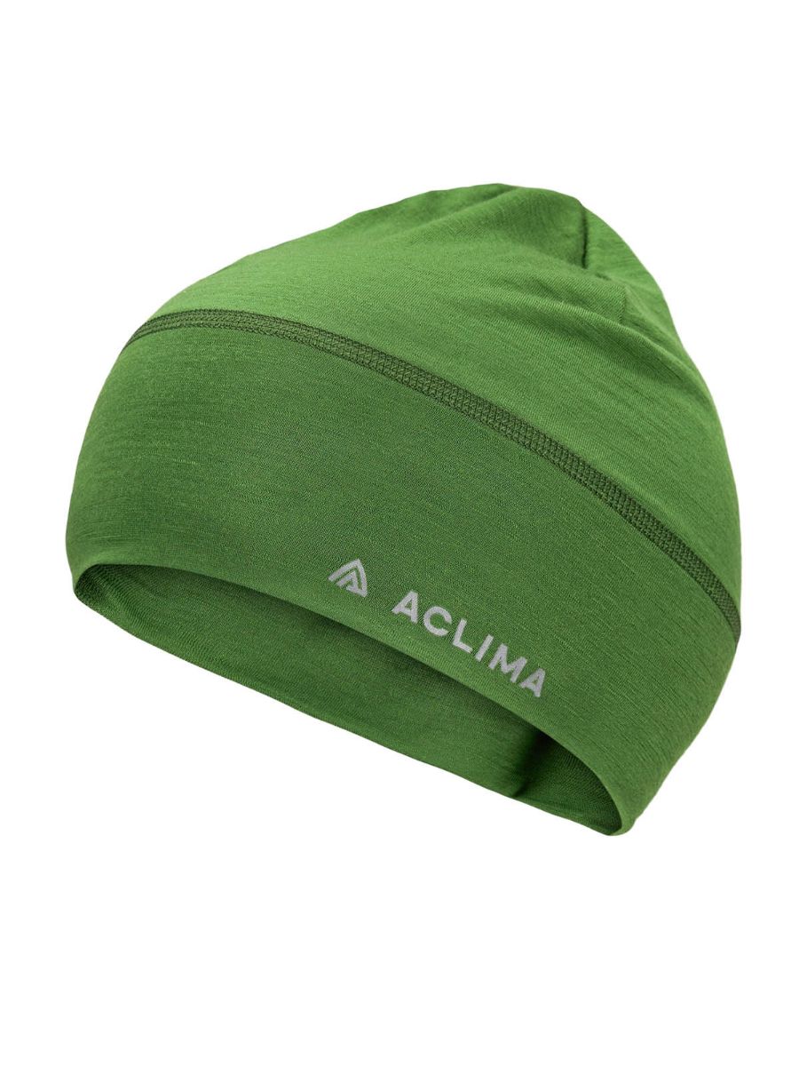 Lett og tynn lue fra Aclima i fargen Cactus