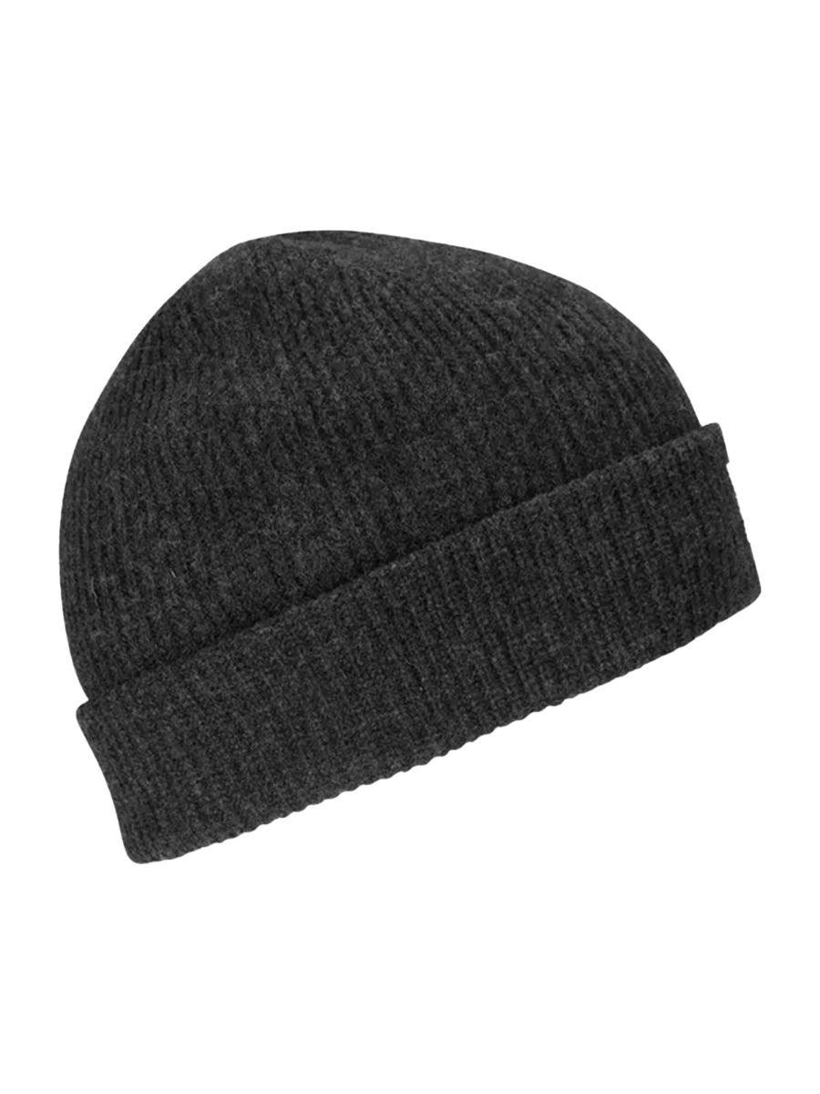 ReBorn Feltet Beanie fra Aclima; en tykkere ribbestrikket lue i resirkulert merinoull