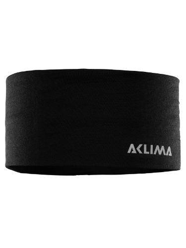 Pannebånd fra Aclima i merinoull i fargen Jet Black