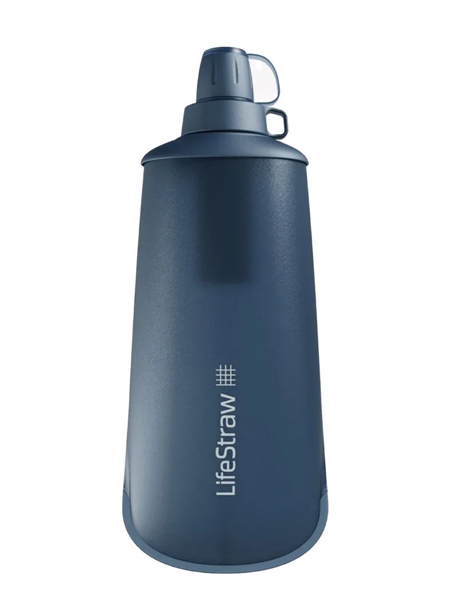 Myk drikkeflaske fra LifeStraw som filtrerer vannet