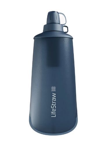Myk drikkeflaske fra LifeStraw som filtrerer vannet