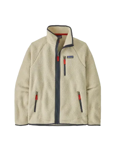 Patagonia M Retro Pile Jacket - fleece fra Patagonia til herre i fargen Pelican w/Smolder Blue