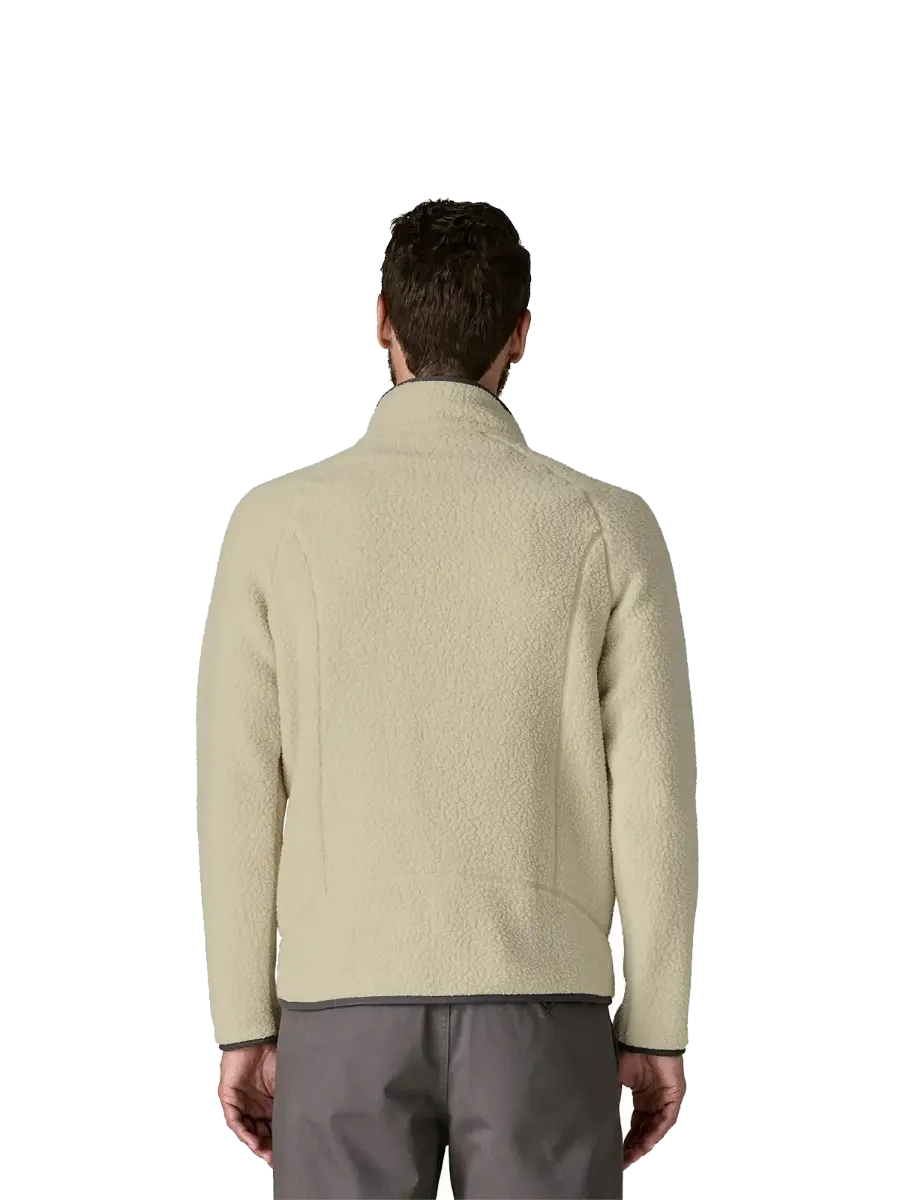 Patagonia M Retro Pile Jacket - fleece fra Patagonia til herre i fargen Pelican w/Smolder Blue