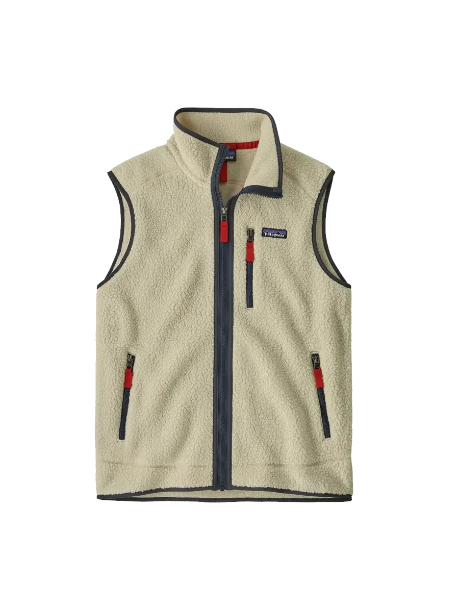 Patagonia M Retro Pile Vest. Fleecevest fra Patagonia til herre i fargen Pelican Smolder Blue