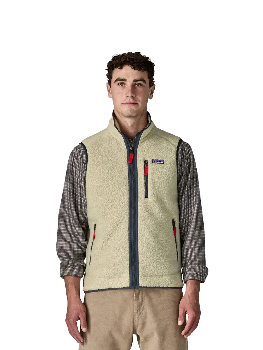 Patagonia M Retro Pile Vest. Fleecevest fra Patagonia til herre i fargen Pelican Smolder Blue