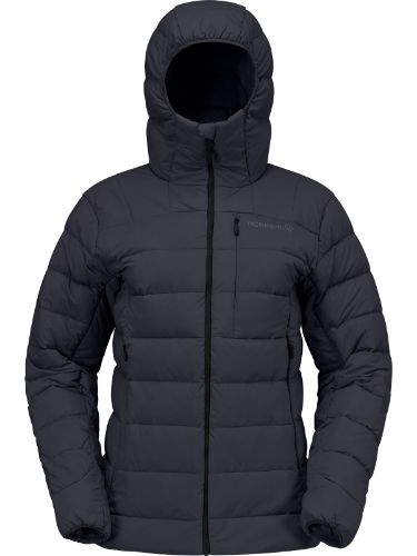 Lett og allsidig dunjakke til dame fra Norrøna i fargen Caviar Black