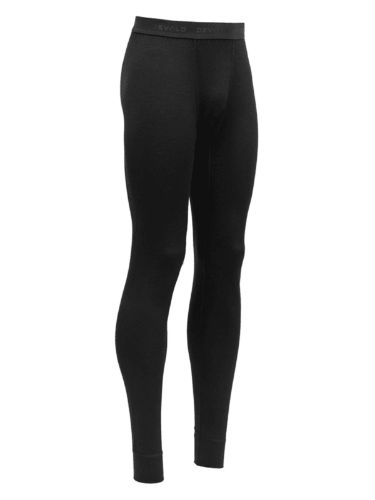 Longs til herre i 100% merinoull fra Devold i fargen Black