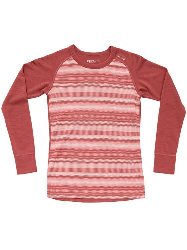 Ulltrøye til dame fra Devold i fargen Marsala