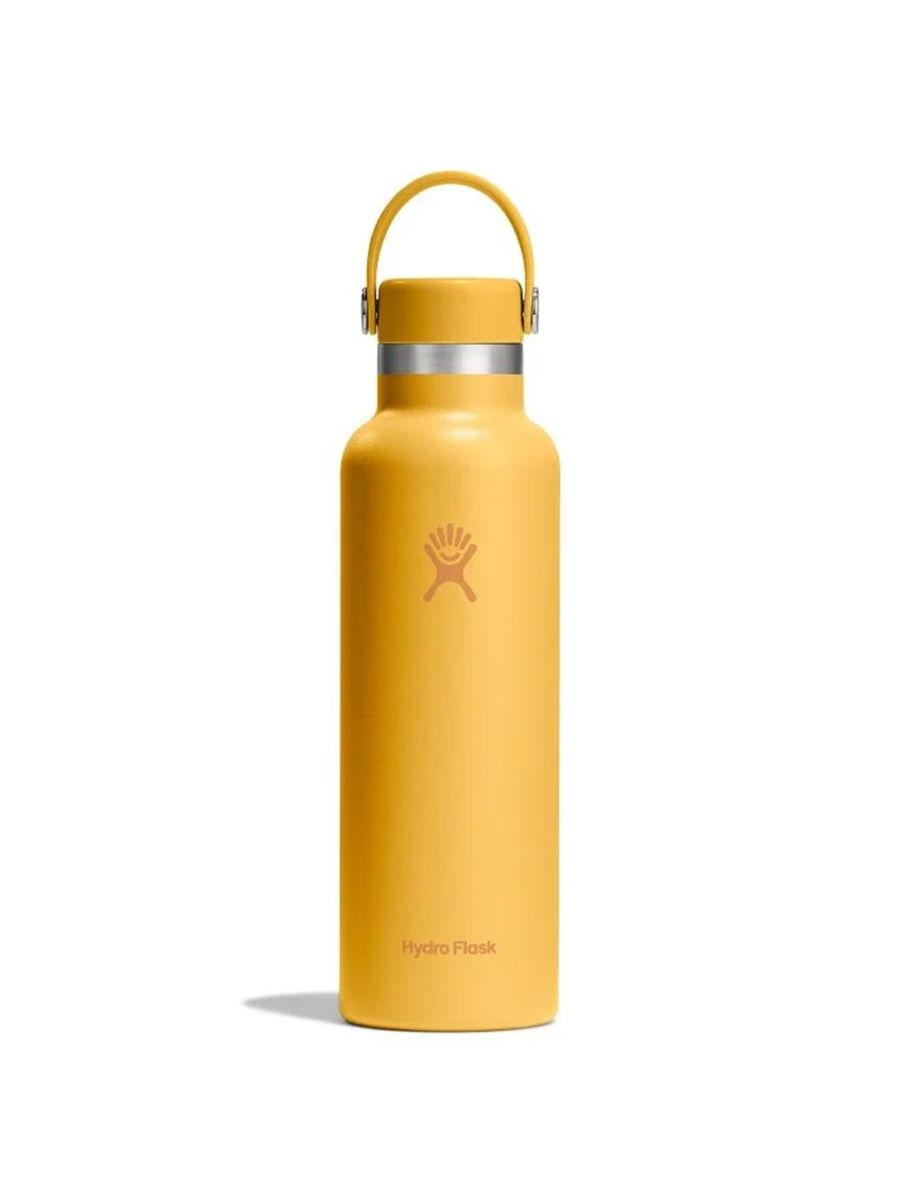 Holdbar termoflaske i rustfritt stål fra Hydro Flask som rommer 621ml i fargen Sunbeam