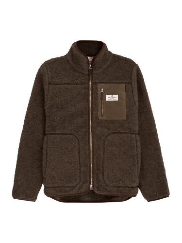 Vis detaljer for HEROES WOOL FLEECE JACKET WOMENS Varm og tykk fleecejakke til dame fra Amundsen Sports i fargen Cowboy