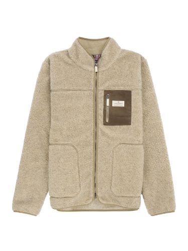 Vis detaljer for HEROES WOOL FLEECE JACKET MENS Varm og tykk fleecejakke til herre fra Amundsen i ull i fargen Natural