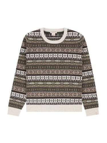 Vis detaljer for DUNKIRK CREW NECK WOMENS Crew Neck til dame fra Amundsen Sports i fargen Eath med Fair Isle mønster
