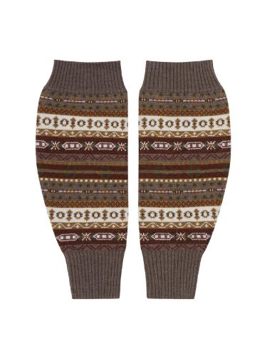 Vis detaljer for DUNKIRK LEGWARMERS Leggvarmere i ull fra Amundsen Sports i fargen Burnt Red