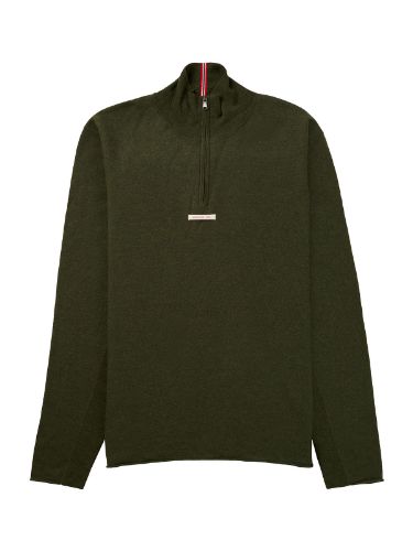 Vis detaljer for BOILED HALF ZIP MENS Tynn genser i ull til herre fra Amundsen Sports i fargen Earth