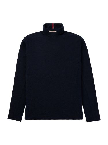 Vis detaljer for BOILED TURTLE NECK WOMENS Ullgenser til dame fra Amundsen i fargen Faded Navy