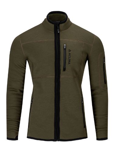 Vis detaljer for FleeceWool V2 Jacket M's Jakke i ullfleece fra Aclima til herre