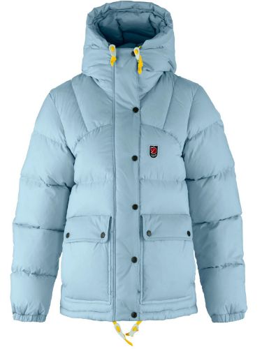 Vis detaljer for Expedition Down Lite Jacket W Kort og varm dunjakke fra Fjellräven i farge Breeze Blue