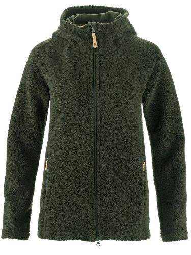 Vis detaljer for Kaitum Fleece W Fleecejakke til dame fra Fjellräven i fargen Deep Forest