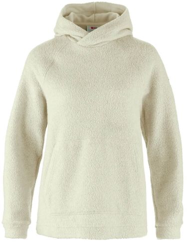 Vis detaljer for Kaitum Hoodie W Hettegenser i fleece til dame fra Fjellräven i fargen Chalck White