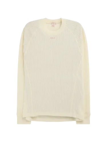 Vis detaljer for HERO'S HIDE CREW NECK MENS Amundsen Hero's Hide Crew Neck Mens i fargen Natural med en liten Amundsen Logo. Ulltrøye fra Amundsen til herre