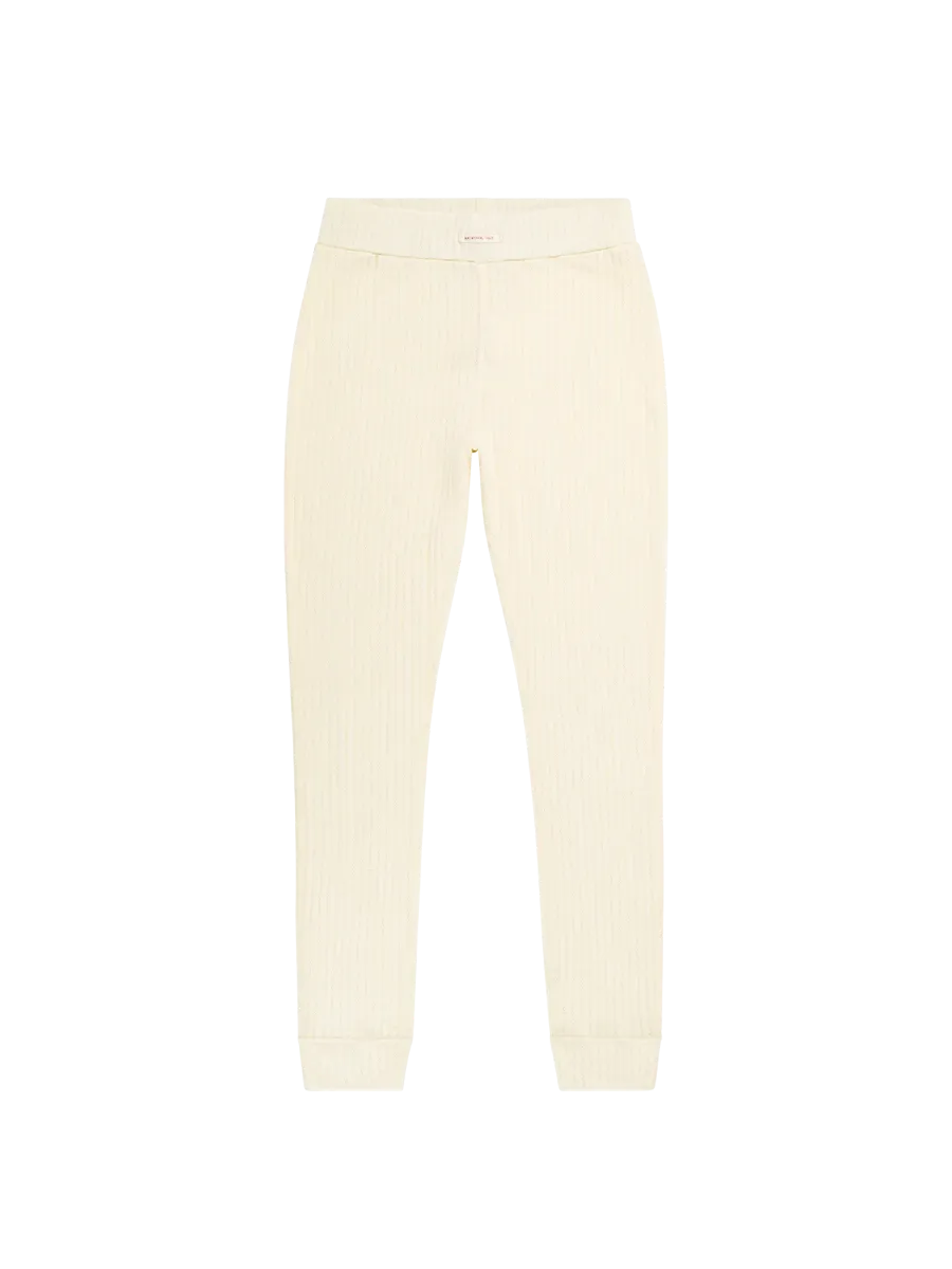 Amundsen Hero's Hide Long Janes i fargen Natural med en stor Amundsen Logo på rumpa. Ullongs fra Amundsen til dame med logo