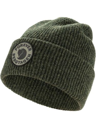 Vis detaljer for Bergtagen Forever Wool Beanie Lue til dame og herre fra Fjellräven i fargen Deep Forest