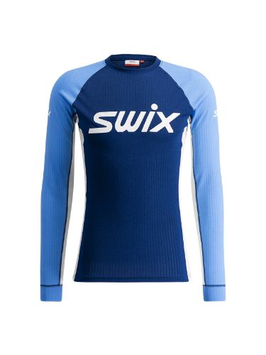 Superundertøy overdel til herre med rund hals i fargen Estate Blue