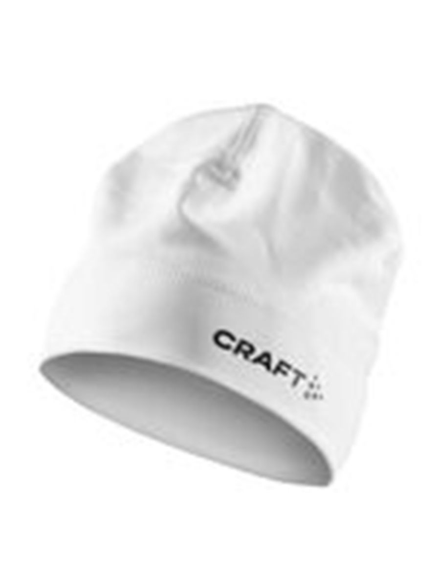 Lett og teknisk lue til dame og herre fra Craft i fargen White