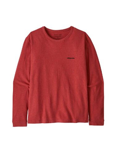 Langermet genser til dame fra Patagonia med logo på ryggen