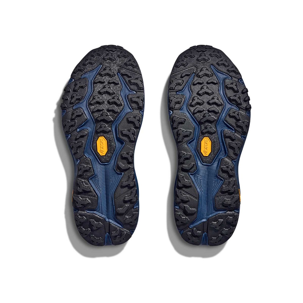 Terrengsko til dame fra Hoka i fargen Midnight Blue Alpine Blue. Gore-Tex membran som beskytter