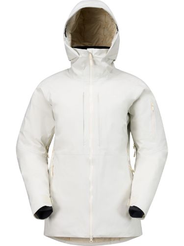 Isolerende og lett dunjakke til dame som passer optimalt til skikjøring og annen aktivitet om vinteren, Lofoten Gore-Tex down800 jacket til dame i fargen Whisper White