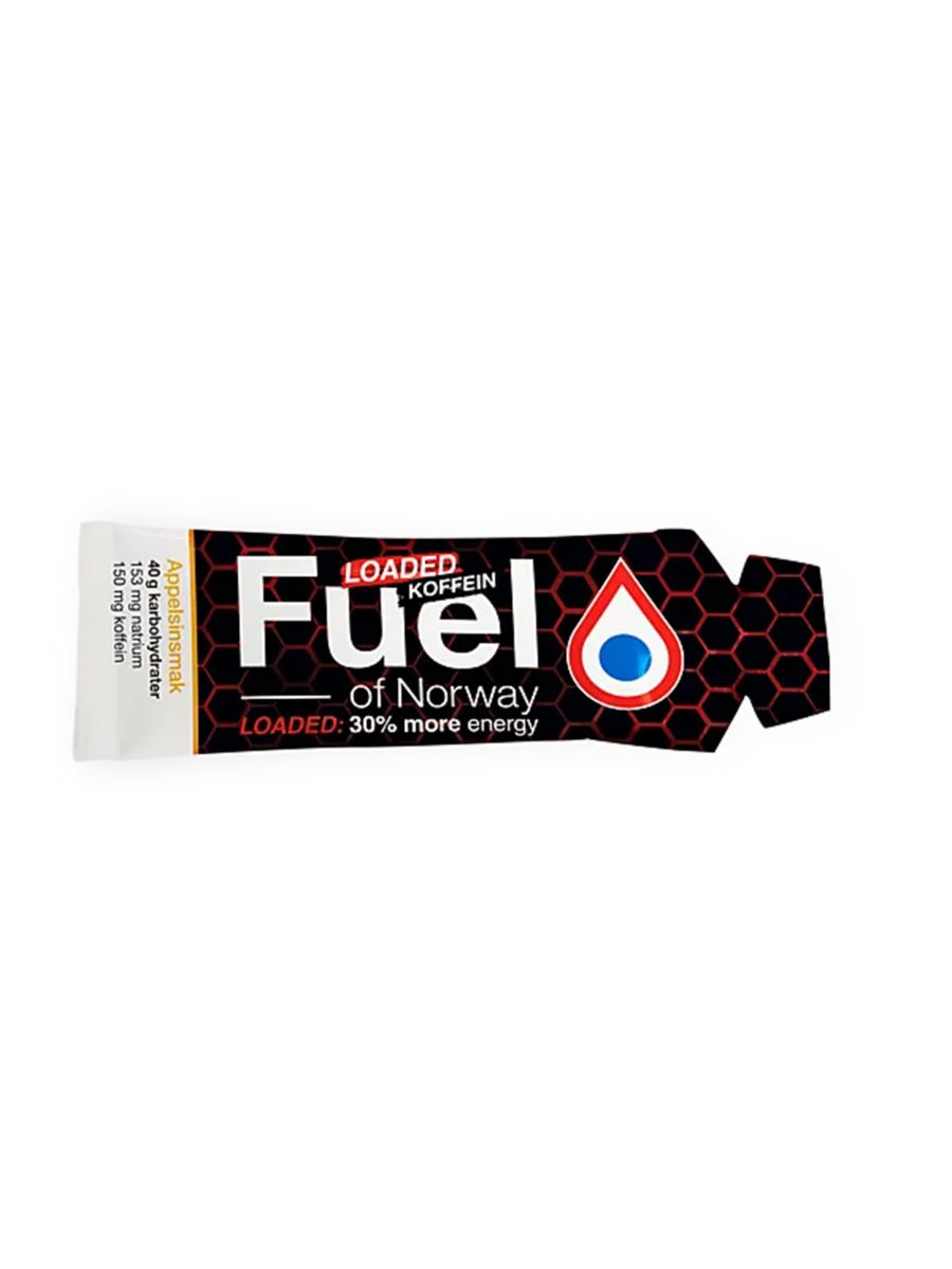 Gel med koffein med smak av appelsin