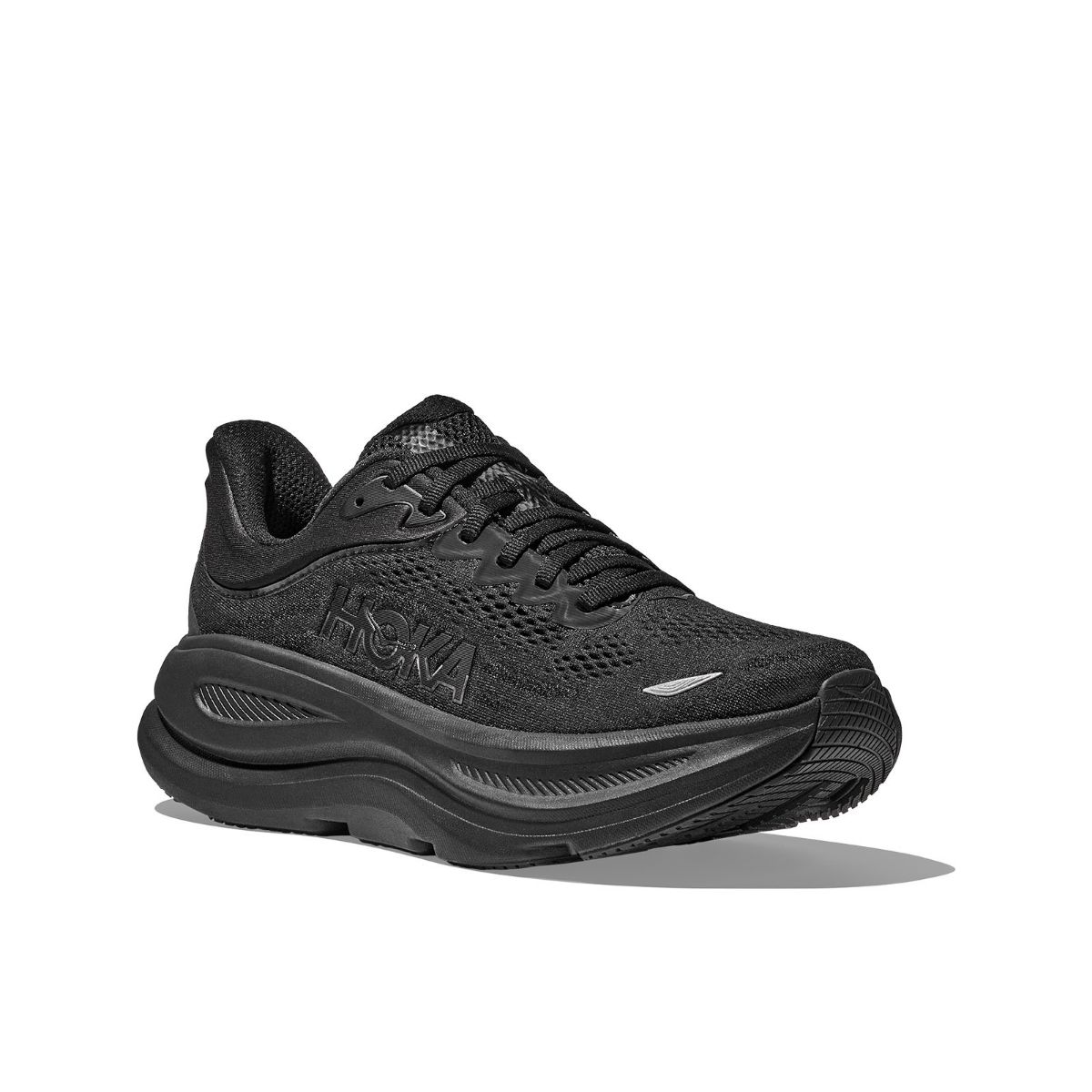 Godt dempet løpesko fra Hoka til herre- Bondi 9 i fargen Black Black