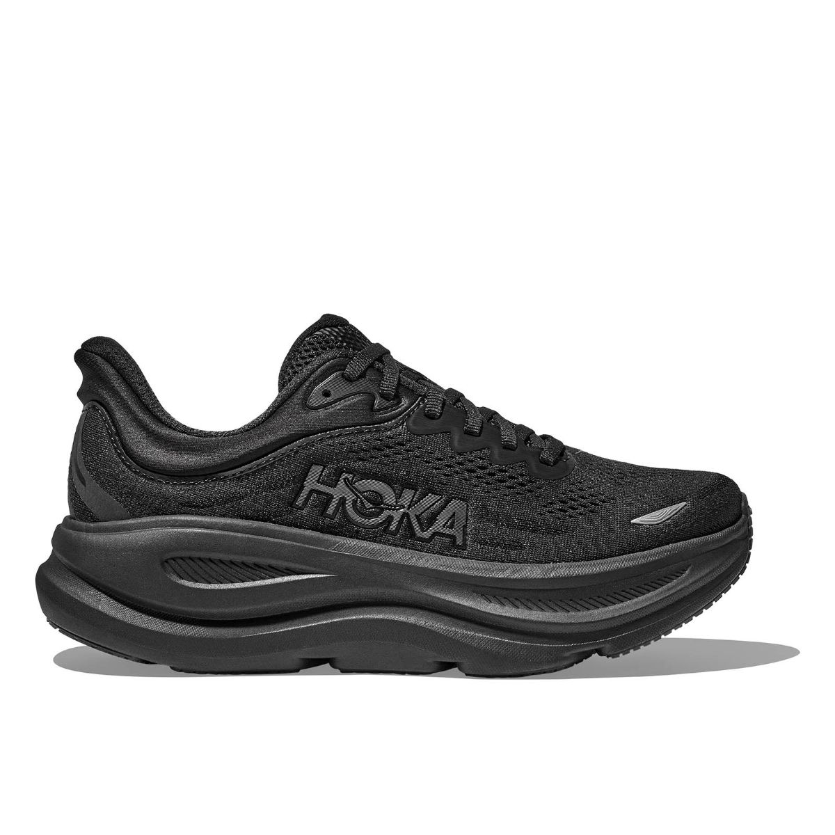 Løpesko til dame fra Hoka med maksimal demping- Bondi 9  i fargen Black Black